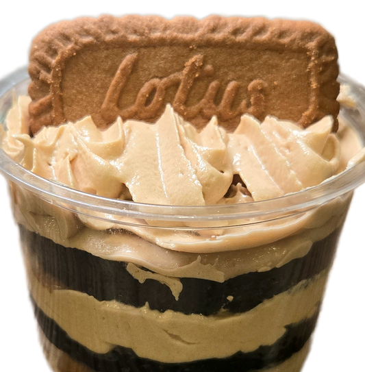 Chocolate Dubai Biscoff Cake Cup
